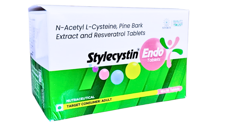 STYLECYSTIN ENDO represents a breakthrough in nutritional supplementation, combining three powerhouse antioxidants into one synergistic formula designed to support your body at the cellular level. This advanced blend features N-Acetyl L-Cysteine (NAC), Pine Bark Extract, and Resveratrol—three scientifically-studied compounds that work together to promote comprehensive wellness, combat oxidative stress, and support healthy aging from within.In today's world, our bodies face constant challenges from environmental toxins, processed foods, stress, and natural aging processes. STYLECYSTIN ENDO addresses these modern health concerns by delivering targeted nutritional support that works with your body's natural defense systems. Each ingredient has been carefully selected for its unique properties and their powerful synergistic effects when combined.Understanding the Ingredients and Their UsesN-Acetyl L-Cysteine (NAC) serves as the cornerstone of STYLECYSTIN ENDO. This modified form of the amino acid cysteine is a precursor to glutathione, often called the body's “master antioxidant.” NAC has been used for decades in clinical settings and is valued for its ability to support respiratory health, liver function, and cellular detoxification processes. By boosting glutathione production, NAC helps your cells neutralize harmful free radicals and maintain optimal function.Pine Bark Extract, derived from French maritime pine trees, contains powerful plant compounds called proanthocyanidins. These potent antioxidants have been studied extensively for their ability to support cardiovascular health, promote healthy circulation, and protect cells from oxidative damage. Pine Bark Extract also supports healthy inflammatory responses and may help maintain cognitive function as we age.Resveratrol, found naturally in grape skins, berries, and other plants, gained fame as the beneficial compound in red wine. This polyphenol activates certain proteins called sirtuins, which play crucial roles in cellular health, metabolism, and longevity pathways. Resveratrol supports cardiovascular wellness, healthy blood sugar metabolism, and may help protect against age-related cellular decline.How STYLECYSTIN ENDO WorksSTYLECYSTIN ENDO works through multiple complementary pathways to support your health. When you take this supplement, the NAC component is absorbed and converted into cysteine, which your cells use to produce glutathione. This increased glutathione production enhances your body's ability to detoxify harmful substances, protect cells from damage, and maintain healthy cellular function.Meanwhile, the Pine Bark Extract delivers its proanthocyanidins throughout your system, where they scavenge free radicals, support healthy blood vessel function, and help maintain the integrity of cellular membranes. These compounds also support collagen production, which is essential for healthy skin, joints, and connective tissues.Resveratrol activates longevity pathways at the genetic level, potentially influencing how your cells age and respond to stress. It supports mitochondrial function—the energy powerhouses of your cells—and helps maintain healthy cardiovascular and metabolic processes.Key Benefits of STYLECYSTIN ENDOPowerful Antioxidant Protection: The combination of NAC, Pine Bark Extract, and Resveratrol provides comprehensive antioxidant coverage, helping neutralize free radicals that can damage cells, proteins, and DNA. This protection extends to virtually every organ system in your body.Liver Support and Detoxification: NAC is particularly valued for supporting liver health and the body's natural detoxification pathways. By boosting glutathione levels, STYLECYSTIN ENDO helps your liver process and eliminate toxins more efficiently.Respiratory Wellness: NAC has been shown to support healthy mucus levels in the respiratory tract, making it beneficial for maintaining clear airways and comfortable breathing.Cardiovascular Health: Both Pine Bark Extract and Resveratrol support healthy blood vessel function, circulation, and cardiovascular wellness. They help maintain healthy blood pressure levels already within normal range and support overall heart health.Cognitive Support: The antioxidant and anti-inflammatory properties of all three ingredients may help protect brain cells and support cognitive function, memory, and mental clarity as you age.Healthy Aging Support: Resveratrol's activation of longevity pathways, combined with the cellular protection provided by NAC and Pine Bark Extract, supports healthy aging at the cellular level.Metabolic Health: These ingredients support healthy blood sugar metabolism and may help maintain healthy insulin sensitivity.Skin Health: The antioxidant protection and collagen support provided by Pine Bark Extract, along with Resveratrol's cellular benefits, may contribute to healthier, more youthful-looking skin.Potential Side Effects and ConsiderationsWhile STYLECYSTIN ENDO is generally well-tolerated, it's important to be aware of potential side effects. Most people experience no adverse effects, but some individuals may notice:Digestive Upset: NAC can occasionally cause nausea, diarrhea, or stomach discomfort, particularly when taken on an empty stomach. Taking STYLECYSTIN ENDO with food may minimize these effects.Headache or Dizziness: Some users report mild headaches when first starting supplementation, which typically resolve as the body adjusts.Allergic Reactions: Though rare, some individuals may be allergic to one or more ingredients. Discontinue use if you experience rash, itching, or difficulty breathing.Blood Thinning Effects: Resveratrol and Pine Bark Extract may have mild blood-thinning properties. Individuals taking anticoagulant medications should consult their healthcare provider before use.Drug Interactions: NAC may interact with certain medications, including nitroglycerin and some chemotherapy drugs. Always inform your healthcare provider of all supplements you're taking.Pregnant or nursing women, individuals with chronic health conditions, and those taking prescription medications should consult a healthcare professional before starting STYLECYSTIN ENDO.ConclusionSTYLECYSTIN ENDO represents a sophisticated approach to nutritional supplementation, bringing together three extensively researched compounds that work synergistically to support your body's natural defense systems and promote optimal wellness. By combining N-Acetyl L-Cysteine, Pine Bark Extract, and Resveratrol, this formula addresses multiple aspects of health—from cellular protection and detoxification to cardiovascular support and healthy aging.