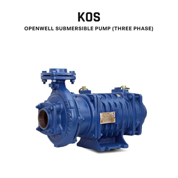 Kirloskar Openwell Submersible Pump, KOS-314+, 3 HP, Three Phase, 380 Volts, Size 80mm X 80mm