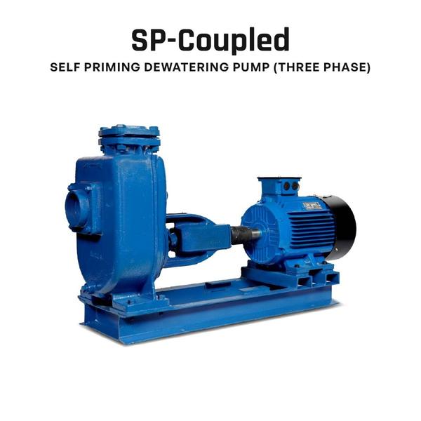 Kirloskar Dewatering Pump (Self-priming), SP-2H CS, 3 HP, Three Phase, 415 Volts, Size 50mm X 50mm
