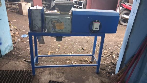 The Premium Quality Mariya Coconut Milk Extractor Machine from Mariya Engineering Works is a high-performance solution designed for efficient and hygienic extraction of coconut milk. Engineered with precision and built using food-grade stainless steel, this machine ensures durability, corrosion resistance, and long service life. It is specially developed to meet the needs of coconut processing units, commercial kitchens, and food manufacturing industries that require consistent, high-yield extraction.This coconut milk extractor is designed to deliver maximum output with minimal wastage. Its powerful extraction mechanism efficiently presses grated coconut to obtain rich, thick coconut milk while maintaining natural flavor and texture. The machine ensures uniform pressure distribution, which enhances extraction efficiency and improves overall productivity. Whether for small-scale production or large commercial operations, it guarantees smooth and continuous performance.