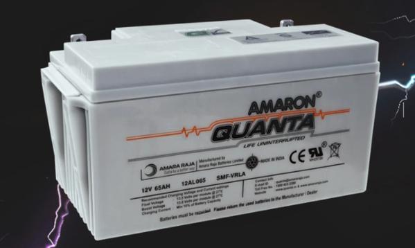 The Amaron Quanta Tubular 12V-26Ah is a high-performance inverter battery designed to provide dependable and long-lasting power backup for homes, offices, and small commercial applications. Offered by Bedia Group, this tubular battery combines superior engineering with robust construction to deliver consistent performance even under frequent power outages or deep discharge conditions.Built with true tubular plate technology, the Amaron Quanta 12V-26Ah is engineered for enhanced cyclic performance and longer service life. Its sturdy design ensures minimal water loss, improved corrosion resistance, and excellent charge acceptance—delivering reliable power over extended backup periods. Compared to conventional flat-plate batteries, tubular batteries like this one are better suited to handle frequent power cuts and prolonged use.The 26Ah capacity makes it ideal for systems with moderate load requirements, ensuring that essential appliances such as lights, fans, TVs, and routers remain powered when grid supply is unavailable. Its compact and durable build allows easy installation and maintenance, making it a practical choice for residential and small office environments.Key Features:12V – 26Ah capacity for efficient backup supportTrue tubular plate technology for longer life and deep discharge resilienceLow maintenance with reduced water topping requirementsEnhanced corrosion resistance for durabilityReliable performance even under frequent power cutsGenuine Amaron product supplied by Bedia GroupChoose the Amaron Quanta Tubular 12V-26Ah battery from Bedia Group for a dependable, high-quality power backup solution that keeps your essential appliances running smoothly and efficiently during power interruptions.