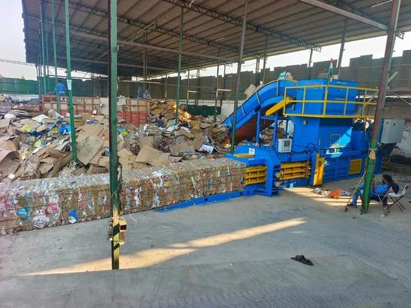 Auto-Tie Paper Baling Press Machine