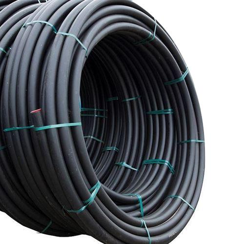 This type of pipe is supplied in coil form, which allows for easy handling, installation, and flexibility in routing. HDPE coil pipe offers excellent durability, corrosion resistance, and long-term performance, making it a preferred choice for many industries.Size :	3 inchLength of Pipe :	100mPressure Rating :	PN 8Material Grade :	PE 100Usage/Application :	Agricultural water supplyColor :	BlackThickness :	4.10mm