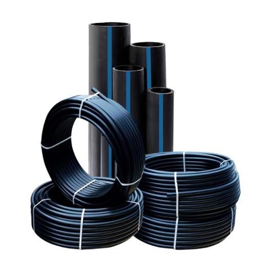 This type of pipe is supplied in coil form, which allows for easy handling, installation, and flexibility in routing. HDPE coil pipe offers excellent durability, corrosion resistance, and long-term performance, making it a preferred choice for many industries.Size :	3 inchMaterial Grade :	PE 100Length of Pipe :	100 mPressure Rating :	PN10Country of Origin :	Made in India