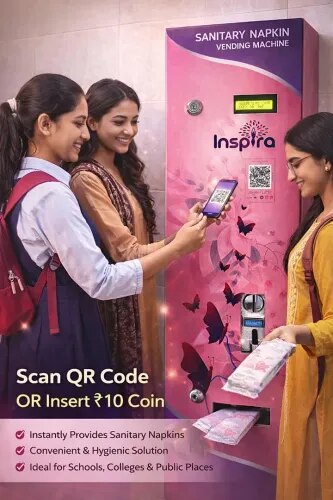 50 Napkins Automatic Upi Based Sanitary Napkin Vending Machine product image