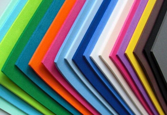 Eva foam sheets start from 1mm to 50mm thickness sheets on all colors and various sizes available