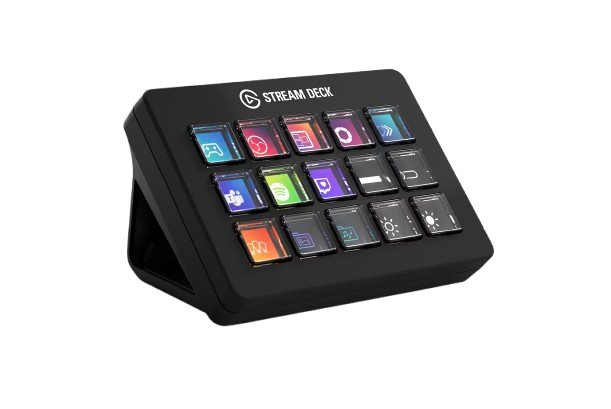 Stream DeckOG 15-Key Control Pad.Trigger actions, launch apps, and control your entire setup—all from a hyper-customizable deck of vibrant LCD keys.