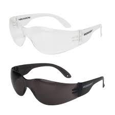 SAFETY GOGGLES WHITE-BLACK