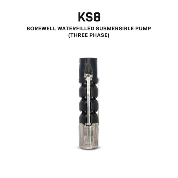 Kirloskar Borewell Submersible Pump, KS8B-1802, 17.5 HP, Three Phase, 415 Volts, Size 125mm