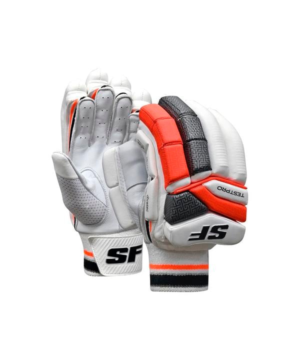 Palm made from premium quality leather made by pittards● Additional leather patch on hard-wearing area● Imported PU and cotton filled finger rolls● Split thumb and three piece side bar protection in bottom hand● Hex Tech reinforced over flaps on top of first two fingers of the bottom hand for more protection● Sponge-padded spacer mesh back for better fit and comfort● Nylon gusset for ventilation