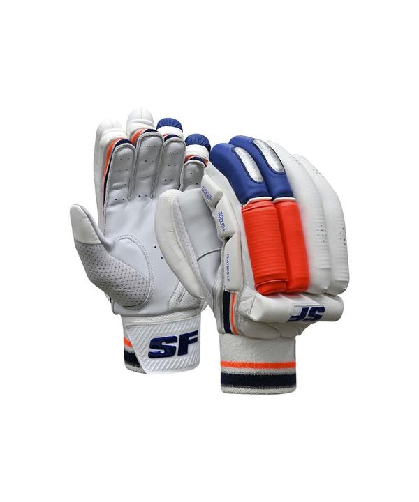 Alm made from premium quality sheep leather● Additional leather patch on hard-wearing area● Imported PU and cotton filled finger rolls● Two piece side bar protection in bottom hand● Thermoplastic polyurethane shell/sheet in the first four fingers of the bottom hand for more protection● Sponge-padded spacer mesh back for better fit and comfort● Nylon gusset for ventilation