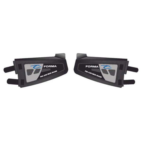 CONFORMS TO BS 7928:2013 + A1 : 2019Product SpecificationsThis neck guard is an accessory to the Forma Pro Axis cricket helmetNeck guard provides additional safety to the back of the neck below the helmetThe neck guard can provide protection only if it fits wellThe player must ensure that the neck guard is attached to the helmet in accordance with the detailed fitting instructions providedThis neck guard is compatible with all sizes of Pro Axis helmet with steel and titanium faceguard
