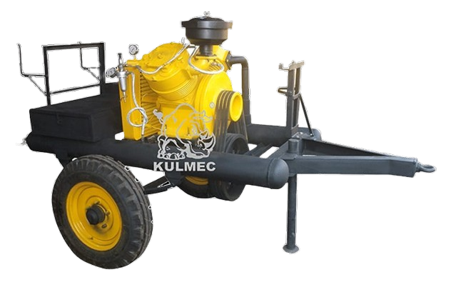 TRACTOR COMPRESSOR WITH HOPPER MANUFACTURERSAND BLASTING - COATING ACCESSORIES MANUFACTURER