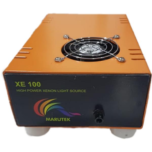 Xenon Light Source specifications :

i ) Light source : F1 condenser optics 100/240V, 50-60Hz

(Including Housing, Power supply and Bulb)

ii) Bulb : OZONE Free lamp

Bulb life :1000hrs

Color temperature : 6000K (Daylight)

High arc stability

High color rendering index ;Ra>95

Hot restart capability

iii) Bulb Life : 1000 Hrs.

iv)Power           :100W

v) Spectral range : 200nm to 2000nm

vi) Beam diameter : 50mm

(Including all custom-design)           