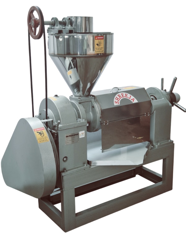 ₹256,025.00
The Shreeja Oil Expeller SH-7500 is a high-performance cold press oil expeller machine with a substantial capacity, designed for industrial-scale oil extraction. With a 10 HP motor, this expeller can handle a significant load without the risk of overloading. This ensures consistent, uninterrupted operation, especially during continuous production runs and high motor power also contributes to higher oil extraction efficiency.
The motor’s efficiency, coupled with the cold press method, ensures that energy consumption is optimized. Despite its large capacity, the expeller operates efficiently, reducing energy costs in the long run.