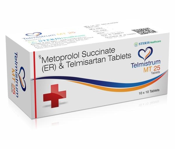Hypertension and heart-related conditions are among the leading health concerns globally, affecting people across all age groups. Uncontrolled blood pressure can silently damage vital organs such as the heart, brain, and kidneys, leading to serious complications like heart attacks, strokes, and heart failure. In many cases, a single medication may not be sufficient to control blood pressure effectively, especially when stress, lifestyle factors, or cardiac issues are involved.
TELMISTRUM MT 25 is a carefully formulated combination of Telmisartan (40 mg) and Metoprolol (25 mg) designed to provide dual-action control over blood pressure and heart rate. This combination therapy not only helps in managing hypertension but also offers additional benefits in protecting the heart and improving cardiovascular health.
Composition
Telmisartan 40 mg
Metoprolol 25 mg
This powerful combination brings together two different classes of medicines that work synergistically to provide effective and sustained blood pressure control.
How TELMISTRUM MT 25 Works
1. Telmisartan Mechanism
Telmisartan belongs to a class of drugs known as Angiotensin II Receptor Blockers (ARBs). It works by:
Blocking angiotensin II, a hormone responsible for narrowing blood vessels
Relaxing and widening the blood vessels
Improving blood flow and reducing blood pressure
Protecting organs such as the heart and kidneys from damage
2. Metoprolol Mechanism
Metoprolol is a beta-blocker that primarily affects the heart. It works by:
Slowing down the heart rate
Reducing the force of heart contractions
Lowering the workload on the heart
Decreasing the release of stress hormones like adrenaline
Combined Effect
Together, Telmisartan and Metoprolol:
Lower blood pressure effectively
Control heart rate
Reduce strain on the heart
Provide better protection against cardiovascular complications
Uses of TELMISTRUM MT 25
1. Management of Hypertension
Helps control high blood pressure effectively
Suitable for patients requiring combination therapy
2. Heart Rate Control
Beneficial in patients with elevated heart rate (tachycardia)
Helps maintain a stable heartbeat
3. Prevention of Heart-Related Complications
Reduces the risk of heart attack and stroke
Supports long-term heart health
4. Management of Stress-Induced Hypertension
Metoprolol helps control stress-related BP spikes
5. Post-Cardiac Care
Often prescribed after heart-related events for better cardiac protection
Key Benefits of TELMISTRUM MT 25
1. Dual Mechanism of Action
Combines the benefits of an ARB and a beta-blocker for comprehensive blood pressure and heart rate control.
2. Effective Blood Pressure Reduction
Provides consistent and sustained BP control
Reduces fluctuations throughout the day
3. Heart Protection
Decreases the workload on the heart
Prevents long-term cardiac damage
4. Controls Heart Rate
Helps manage conditions associated with fast heart rate
Improves overall cardiovascular efficiency
5. Reduces Risk of Complications
Protects against stroke, heart attack, and heart failure
6. Improves Patient Compliance
Single tablet reduces the need for multiple medications
Easy once-daily dosing
7. Suitable for High-Risk Patients
Ideal for patients with hypertension and heart-related conditions
Dosage and Administration
Take TELMISTRUM MT 25 exactly as prescribed by your doctor
Usually taken once daily, preferably at the same time each day
Can be taken with or without food
Do not abruptly stop the medication, especially Metoprolol, as it may cause rebound effects
Side Effects of TELMISTRUM MT 25
Like all medicines, this combination may cause some side effects.
Common Side Effects
Dizziness
Fatigue
Slow heart rate (bradycardia)
Headache
Cold hands and feet
Less Common Side Effects
Low blood pressure (hypotension)
Sleep disturbances
Mild gastrointestinal discomfort
Shortness of breath (in sensitive individuals)
Serious Side Effects (Rare)
Severe bradycardia (very slow heart rate)
Fainting or severe dizziness
Worsening of asthma symptoms
Kidney function changes
Allergic reactions (rash, swelling, difficulty breathing)
Immediate medical attention is required if severe symptoms occur.
Precautions and Warnings
Pregnancy: Not recommended due to potential harm to the fetus
Breastfeeding: Consult a doctor before use
Asthma or COPD: Use cautiously as Metoprolol may affect breathing
Diabetes: May mask symptoms of low blood sugar
Kidney or Liver Disorders: Dose adjustment may be required
Alcohol Consumption: May increase dizziness and risk of low BP
Drug Interactions: Inform your doctor about all medications being taken
Who Should Use TELMISTRUM MT 25?
This medication is ideal for:
Patients with hypertension and high heart rate
Individuals requiring dual therapy for better BP control
Patients with cardiovascular risk factors
People experiencing stress-related hypertension
Lifestyle Recommendations
For optimal results, combine medication with healthy lifestyle practices:
Follow a balanced, low-sodium diet
Engage in regular physical activity
Maintain a healthy weight
Avoid smoking and limit alcohol intake
Practice stress management techniques such as yoga or meditation
Monitor blood pressure and heart rate regularly
Conclusion
TELMISTRUM MT 25 (Telmisartan 40 mg & Metoprolol 25 mg Tablets) is a highly effective combination therapy designed to manage both hypertension and heart-related conditions. By combining the vessel-relaxing properties of Telmisartan with the heart-regulating effects of Metoprolol, it provides a well-rounded approach to cardiovascular care.