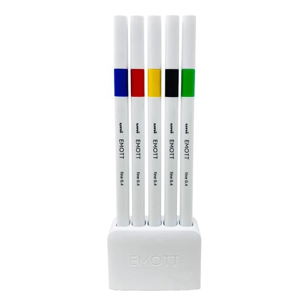 Uni-Ball Emott  0.4mm Fineliner Pens Set