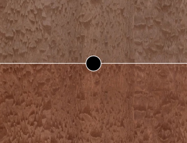 COLLECTIONArteCHARACTERPomelleDIMENSION2440 MM X 1220MM3050 MM X 1220MM3660 MM X 1220MM**as per availabilityVENEER THICKNESS0.55mm +_FINISHUnpolishedSUBSTRATEPly/FleecebackSHADEMediumCOLOURReddish brown