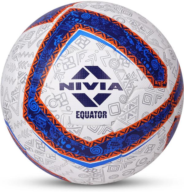 Nivia Equator has ideal shape and great design. The Nivia Equator PU Football Ball features a high-quality PU (polyurethane) outer layer that provides exceptional abrasion resistance and longevity. This durable material can withstand the rigors of intense play, ensuring that your ball maintains its shape and performance characteristics over time. The Nivia Equator PU Football Ball is built to last, making it an excellent investment for players of all levels. Best fit if you want to practice your moves with high intensity on grassy surface. It is 32 panel technology hand stitched with PU micro leather to give you optimum response whenever you play with it.