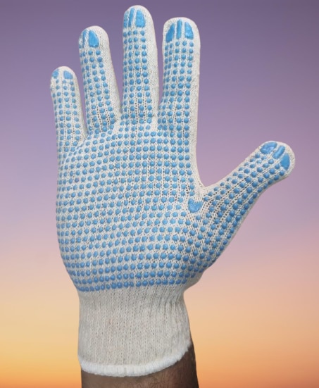 Material: KnittedUsage/Application: ConstructionSize: MediumType: Full FingerGender: UnisexBrand: BSHWeight: 600gm / Doz