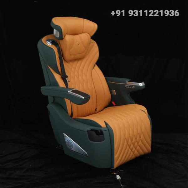 Car Recliner Seat in Tan & Black For Fortuner Recliner Seat