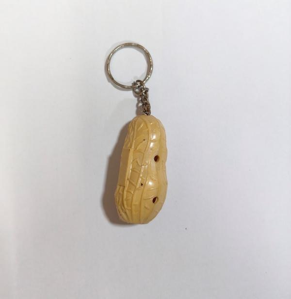 A unique-shaped keychain features eye-catching charms or miniature objects in creative designs, offering a fun and distinctive way to personalize your keys while keeping them easy to spot and stylishly organized.