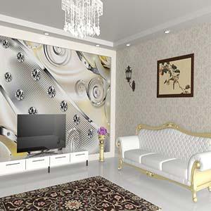 Wallpaper and wall Covering is a type of paper made from flax, cellulose, PVC, nylon and other types of fiber and it is used to cover the walls of a house. It can be made of different materials paper, vinyl, non woven. The wallpaper and wall covering are models available are versatile in design, decorated with floral or geometric patterns, for interiors and exteriors, marble effect, washable, fireproof. Choosing the right wallpaper can revolutionize the look of a room. But wallpaper has a dual function decorative given the variety of designs and designs available and protective, since it covers the walls and protects them from attire. Wallpaper is a solution that can also be adopted for ceilings and floors and, thanks to its very high resistance parameters, it can be used in any room in the house, from the bathroom to the kitchen, from the living room to the bedroom and in commercial areas such as Office, Theater Cinemas, Sales Lounge, Restaurants, Shop, Hospital, Pub Night Club, School, Gym wall covering can be used.