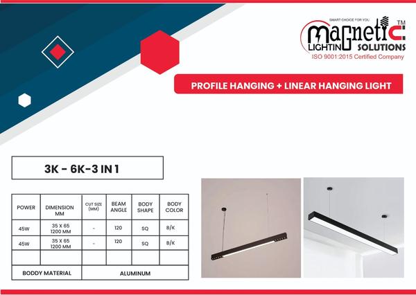 PROFILE HANGING /LINEAR HANGING LIGHT