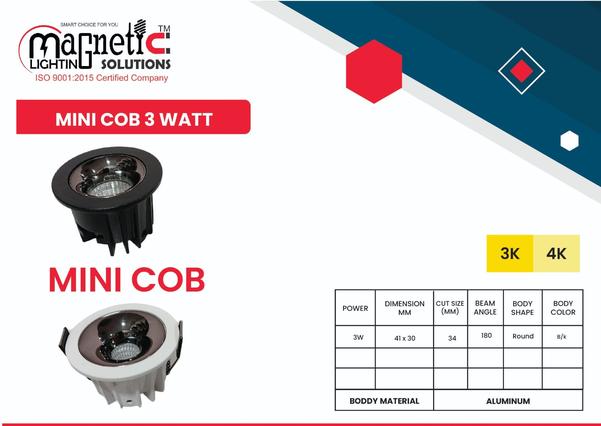 MINI COB 3 WATT