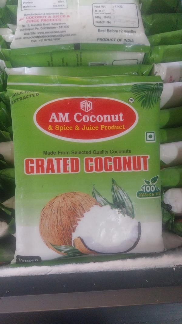Frozen Grated Coconut is a premium-quality product made from freshly selected mature coconuts, carefully cleaned, grated, and quickly frozen to retain its natural taste, aroma, and nutritional value. It offers the same freshness as freshly grated coconut with added convenience for everyday use. Processed under strict hygienic conditions, the product ensures purity, safety, and consistent quality. The quick-freezing method helps preserve the original texture and flavor, making it ideal for both home and commercial use. This ready-to-use coconut is perfect for preparing curries, chutneys, sweets, desserts, coconut milk, and traditional dishes without the need for time-consuming preparation. It is widely used in households, restaurants, bakeries, and food processing industries. With its long shelf life, easy storage, and convenient usage, Frozen Grated Coconut is a reliable and efficient solution for maintaining freshness anytime.