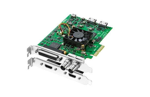 6G-SDI Input/Output4K HDMI Input/OutputPCIe InterfaceSupports SD, HD, 2K, and 4K FormatsUHD / DCI 4K 4:2:2 via 6G-SDI or HDMI1080p 4:4:4 by Single-Link 3G-SDIAnalog I/O via Breakout CableGenlock, RS-422, SD/HD KeyerDown/Up/Cross ConversionsMac OS X, Windows, and Linux Compatbile