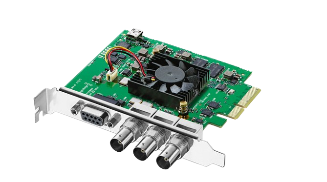 SD/HD/3G/6G-SDI Input/OutputPCIe InterfaceUHD / DCI 4K 4:2:2 by Single-Link 6G-SDI1080p 4:4:4 by Single-Link 3G-SDI10-Bit ProcessingRS-422 Deck ControlInternal KeyingReference InputDown/Up/Cross ConversionsmacOS, Windows, and Linux Compatible