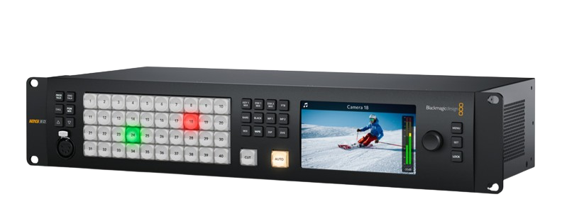 The Blackmagic Design ATEM 4 M/E Constellation 4K is built for professional multi-camera productions, offering robust 12G-SDI connectivity and high-end broadcast control in a compact design. It’s ideal for live event workflows that need 4K switching, flexibility, and integration with Blackmagic’s ecosystem, making it a powerhouse for studios and production environments alike.