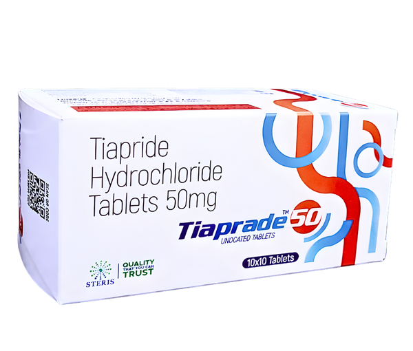 TIAPRADE 50 tablets, containing Tiapride Hydrochloride 50mg, offer targeted relief for behavioral disorders and movement issues. This atypical antipsychotic helps manage symptoms like agitation and dyskinesia effectively.Product DescriptionTIAPRADE 50 is a prescription medication featuring Tiapride Hydrochloride as its active ingredient, each tablet delivering precisely 50mg of this compound. Manufactured to high pharmaceutical standards, these tablets are designed for oral administration, typically taken with water after meals to enhance absorption and minimize stomach upset. Tiapride belongs to the class of selective dopamine D2 and D3 receptor antagonists, distinguishing it from typical antipsychotics by its lower risk of extrapyramidal side effects. This makes TIAPRADE 50 particularly suitable for vulnerable populations, including the elderly.The tablets are compact, film-coated for easy swallowing, and come in blister packs that protect against moisture and light. As a non-sedating option in many cases, TIAPRADE 50 supports daily functioning without excessive drowsiness, aligning with modern psychiatric care needs. For SEO optimization targeting “Tiapride Hydrochloride Tablets” or “TIAPRADE 50 uses,” this product stands out for its versatility in treating neuropsychiatric conditions.Key Uses and ApplicationsTIAPRADE 50 excels in managing a range of psychiatric and neurological conditions rooted in dopamine imbalance. Primarily, it treats schizophrenia by controlling negative symptoms such as social withdrawal, lack of emotion, and poor concentration, helping patients reintegrate into society.It is highly effective for behavioral disorders, including agitation, aggression, and impulsivity, especially in elderly patients with dementia or alcohol withdrawal syndrome. Clinically, TIAPRADE 50 addresses dyskinesia—involuntary movements of limbs or face—often linked to Parkinson's disease or long-term antipsychotic use. Other applications include Tourette's syndrome, tics, chorea in Huntington's disease, and even acute alcohol dependence delirium tremens.In hospital settings, such as during COVID-19-related agitation, TIAPRADE 50 has shown promise due to its favorable safety profile. Dosage typically starts at 100-200mg three times daily (2-4 tablets of TIAPRADE 50), adjustable up to 600mg/day based on severity, age, and response. Full effects may take 4-6 weeks, so consistent use under medical supervision is essential.How TIAPRADE 50 WorksTIAPRADE 50 modulates dopamine activity in the brain's limbic system, blocking overactive D2 receptors without strongly affecting other neurotransmitters like serotonin or histamine. This selective action reduces psychotic symptoms, calms agitation, and suppresses abnormal movements while preserving cognitive function.Unlike broader antipsychotics, Tiapride's mechanism minimizes motor side effects, making it ideal for long-term dyskinesia management. It stabilizes mood swings in mania or schizophrenia, promoting clearer thinking and emotional balance. Patients often report improved sleep patterns and reduced anxiety within days, though optimal benefits build gradually.For “Tiapride Hydrochloride Tablets mechanism,” this targeted dopamine inhibition underpins its efficacy across disorders, supported by decades of clinical data.Key BenefitsTIAPRADE 50 delivers multifaceted benefits, enhancing quality of life for those with psychiatric challenges.Rapid Symptom Control: Quickly reduces agitation and aggression, vital for elderly care or acute episodes.Low Extrapyramidal Risk: Unlike older antipsychotics, it rarely causes stiffness or tremors, ideal for dyskinesia patients.Elderly-Friendly: Mild sedation profile supports geriatric use without impairing mobility or cognition.Versatile for Comorbidities: Effective in alcohol withdrawal, tics, and schizophrenia, reducing polypharmacy needs.Improved Daily Functioning: Boosts social engagement, attention, and emotional expression in psychosis.Studies affirm its tolerability, with many patients tolerating doses up to 600 mg daily long-term. Benefits extend to headache relief in some neurological cases and better outcomes in Tourette's management.Benefit	Target Condition	Advantage Over AlternativesAgitation Reduction	Elderly Behavioral Disorders	Less sedation than benzodiazepines Dyskinesia Control	Parkinson's-Related	Minimal motor worsening Negative Symptom Relief	Schizophrenia	Preserves cognition Withdrawal Support	Alcohol Dependence	Safer in delirium tremens Potential Side EffectsWhile generally well-tolerated, TIAPRADE 50 may cause mild, transient side effects that resolve with time or dose adjustment.Common effects include drowsiness, dizziness, headache, insomnia, fatigue, and agitation—often fading after the first week. Less frequent are tremor, increased salivation, vertigo, orthostatic hypotension (dizziness on standing), and emotional blunting.Rarely, overdose risks low blood pressure, sedation, or convulsions; seek immediate help if suspected. Avoid abrupt cessation to prevent rebound symptoms. Most resolve without intervention, but persistent issues warrant medical review.Contraindications and PrecautionsDo not use TIAPRADE 50 if you have prolactinoma, pheochromocytoma, severe kidney/liver disease, heart conditions, convulsions history, or allergies to Tiapride. It's contraindicated in pregnancy, breastfeeding, children under 15, and those with epilepsy.Precautions include monitoring prolactin levels, blood pressure, and liver function. Avoid alcohol, as it amplifies sedation. Drive cautiously until the effects are known. Drug interactions with antihypertensives or CNS depressants require dose tweaks.Dosage GuidelinesStart with 50-100mg (1-2 TIAPRADE 50 tablets) three times daily, post-meals. Maximum 600mg/day for adults; elderly may need lower doses (300mg/day). Adjust per response, not exceeding 4-6 weeks without reassessment. Swallow whole; store below 30°C.ConclusionTIAPRADE 50 (Tiapride Hydrochloride Tablets 50 mg) stands as a reliable, SEO-highlighted solution for agitation, dyskinesia, schizophrenia, and behavioral disorders, balancing efficacy with safety. Its dopamine-selective action delivers key benefits like symptom control and preserved function, outweighing manageable side effects for suitable patients. Consult your doctor to integrate TIAPRADE 50 into your care plan for optimal mental health outcomes—empowering calmer, more productive lives.