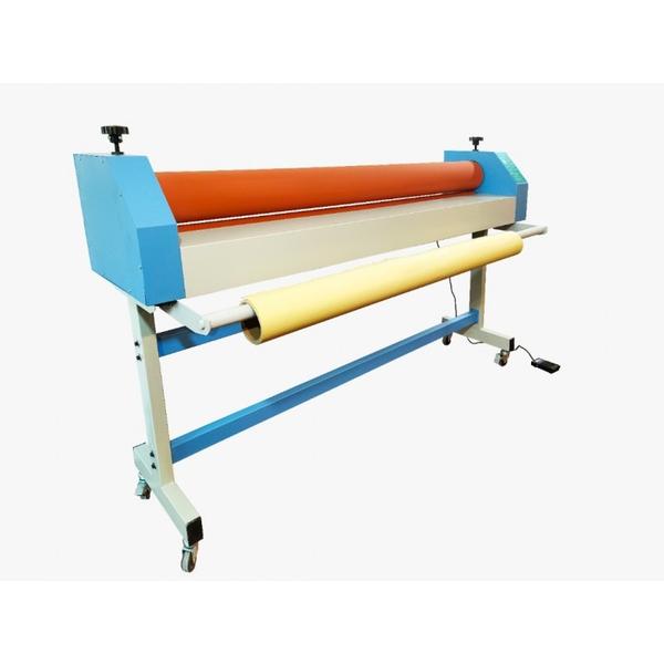 1600MM ELECTRIC COLD LAMINATION ( 63 inch )Products information :Maximum lamination width : 1580mmMaximum lamination thickness : 12mmWeight : 90 KGPressure : 0-4000mm/minPower supply :220V , 60HzPower : 650WMotor power : 30WSize : 190*45*45mmUpper rubber diameter : 130mmBottom rubber diameter : 110mm