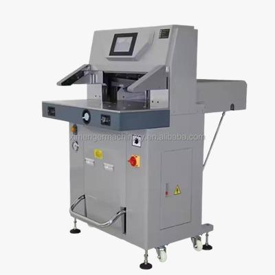 Products information :Max.Cutting width : 520X520mm   Max. cutting height : 100mmMin.Cutting depth : 30mmPrecision : ±0.3mmClamp paper : HydraulicPush paper :HydraulicCutting length behind knife : 520mmTable length infront knife : 320mmSafely : IR BarPower : AC 220V/±10%50HZ(60HZ) 1800WShipping Dimension(mm) : 1120X1020X1500 mmGross Weight : 485KGS
