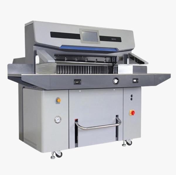 Products information :Max.Cutting width : 920X920mm   Max. cutting height : 110mmMin.Cutting depth : 30mmPrecision : ±0.02mmClamp paper : HydraulicPush paper : HydraulicDOUBLE PUSH PAPER ROD(AUTO)