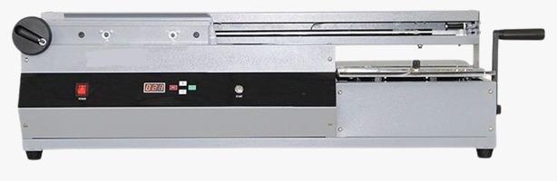 Products information :AUTO CAR MOVEMANUAL CLAMPINGHAVE MILLINGThe max length of binding book : 320mm(A4)   The max thickness of binding book : 40mmBinding speed : 150 books/hTEMPERATURE CONTROL : DISPLAYGlue melt time : about 25minutesElectric : 220v 50hz500wMachine size : 116CMx50CMx33CMMachine weight : 56 kgsPacking size : 112x48x42cmGW : 75kg