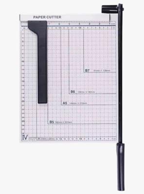 Products information :Available Size : A4 (12“x10”)              Cutting Capacity : 5 sheets (70g)Size : 26.8*48*4.9cmWeight : 2.5 kg