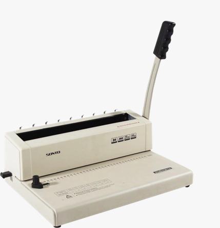 Products information :

Power : Manual
Adjustable Margin : 2.5/ 4.5/ 6.5 Mm
Hole Distance : 8.47mm
Max. Punching Capacity : 
10sheets (80g)
Max. Binding Width : A4 (297mm)
Size : 38X27X13 cm
Weight : 8 KG


