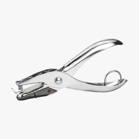 SINGLE HOLE PUNCH
Products information :
Punching Capacity : 10 Sheets of 75~80 gsm paper
No. of Holes : 1
Punching Dia : 4.5mm & 6.00mm





