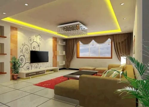 Contemporary Living Room Interior Design Chennai product image