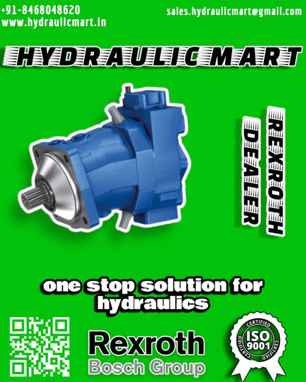 REXROTH DEALERS IN MAHARASHTRAThe source finds a real REXROTH DEALER in MAHARASHTRA, across India, or I have a REXROTH DEALERS. HYDRAULIC MARTS experts supply certified motors with technical aid and nationwide distribution.Get high-performance REXROTH DEALERS in MAHARASHTRA from HYDRAULIC MARTWhen heavy-duty industrial applications demand unmatched torque, reliability and efficiency, REXROTH DEALERS emerges as a major hydraulic solution. Engineers for extreme performance in areas such as mining, construction and marine technology, this motor is designed to operate under high pressure ensuring smooth and coherent power distribution. If you are looking for a reliable supplier for REXROTH DEALERS in MAHARASHTRA or anywhere in India, HYDRAULIC MARTS stands as your most trusted partner. We provide authentic products, expert guidance and quick service to run your operations originally.REXROTH DEALERS Major Industries:	•	Better torque output for heavy machinery•	 •	High volumetric efficiency energy wastage•	 •	Strong construction suitable for rigorous operation environment•	 •	Smooth operation with low noise levels•	 •	Long service life with minimum maintenance needs•	 •	These features make it ideal for use:•	 •	Excavation and crane•	 •	Drill rigs and drains•	 •	Winch System and Conveyor Drive•	 •	Agricultural and forestry machineryWhy choose HYDRAULIC MART for REXROTH DEALERS?As a major supplier of hydraulic solutions, HYDRAULIC MART ensures that each REXROTH DEALERS IN MAHARASHTRA in India meets the highest standards of motor quality and performance. Why do industries like us here:•	Real products – ensures direct sourcing authenticity from danfos.•	 PAN-India Availability-Do I have a REXROTH DEALERS•	Technical expertise – Our team helps with selection, installation and troubleshooting.•	Price-effective solution without compromising on competitive pricing-quality.REXROTH DEALERS FindingAre you searching for “REXROTH DEALERS MAHARASHTRA”? HYDRAULIC MART have a strong distribution network across India, with a significant presence in MAHARASHTRA-NCR. We ensure hassle-free access to this important component, reduce time and increase productivity.Frequently asked questions (FAQs)1.	Where can I buy the original REXROTH DEALERS in India?You can buy original products from Advanced Hydraulic Works, which is a trusted supplier in MAHARASHTRA across India.1.	Which industries use REXROTH DEALERS?It is widely used in mining, construction, maritime and material handling industries.1.	Do you provide installation support?Yes, we provide end-to-end technical support for installation and maintenance.For those industries that cannot compromise, REXROTH DEALERS is the last option. HYDRAULIC MART make this motor easy to source to MAHARASHTRA and all over India, not only products but also end-to-end hydraulic solutions. Reach us today for reliable service and expert support.