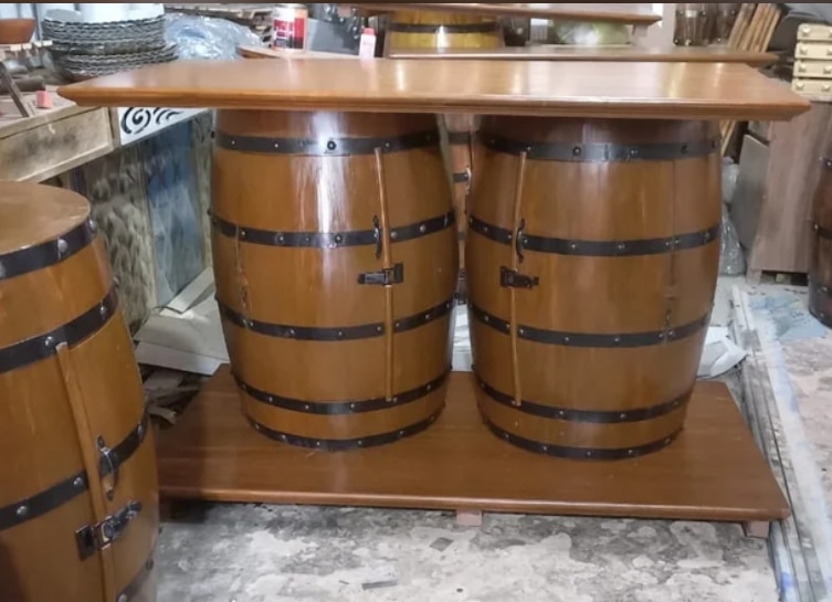 Material	Wood
Usage/Application	Decoration
Mouth Type	Round
Weight	40 kg
Drum Height	3 feet
Size	3 feet
Diameter	24 inch
Mouth Diameter In Mm	24 inch
With Handle	No
I Deal In	New Only
Country of Origin	Made in India

We provide wooden barrels for photo shoot on rental in all delhi ncr.
900 rs per day rental charge.
party will pay the transport.
Note - party have to pay the complete charge of barrel,when we will receive our barrels remaining amount we will refund. 