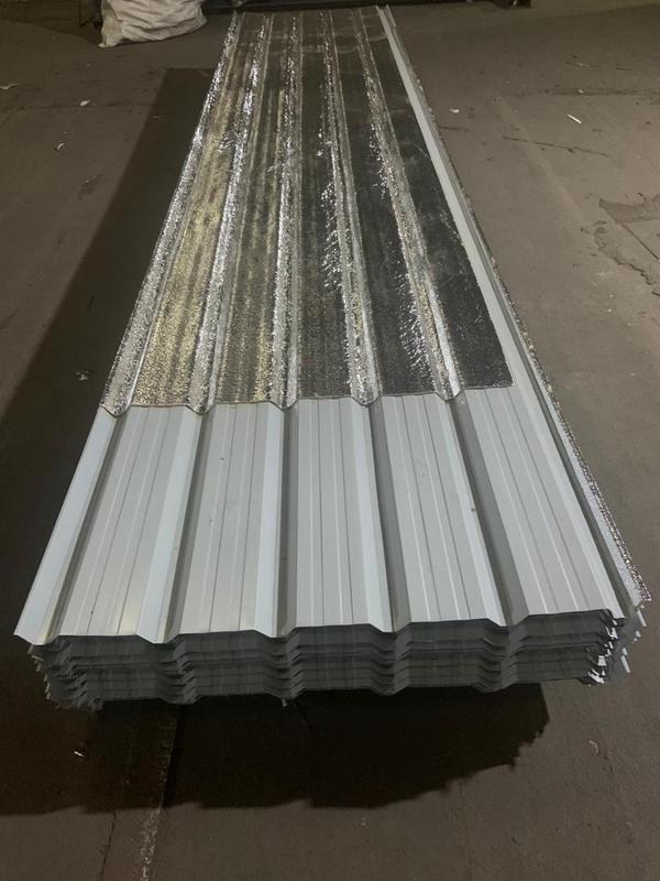 The Insulated Sheet is a high-performance roofing and cladding solution designed to provide superior thermal insulation, sound reduction, and structural strength. Manufactured using premium-grade materials, these sheets are ideal for industrial, commercial, and residential applications where temperature control and durability are essential.Key Featuresउत्कृष्ट thermal insulation performanceLightweight yet high structural strengthWeatherproof and leak-resistant designExcellent sound insulation propertiesFire-retardant core options availableCorrosion-resistant outer layersEasy and fast installationLong service life with minimal maintenanceTechnical SpecificationsParameter	SpecificationTop & Bottom Sheet Material	Pre-painted Galvanized Iron (PPGI) / Galvalume / AluminiumCore Material	PUF (Polyurethane Foam) / EPS (Expanded Polystyrene) / RockwoolThickness (Overall)	30 mm, 40 mm, 50 mm, 60 mm, 80 mm, 100 mmSheet Thickness (Metal)	0.30 mm – 0.60 mmEffective Width	950 mm – 1050 mmLength	Customizable (up to 12 meters)Density (Core)	PUF: 35–45 kg/m³, EPS: 12–20 kg/m³, Rockwool: 80–120 kg/m³Thermal Conductivity	PUF: 0.022–0.028 W/mKFire Resistance	B2/B3 grade (PUF), Non-combustible (Rockwool)Sound Insulation	20–35 dB (depending on core material)Coating	Color coated / PVDF / SMPColor Options	As per RAL standardsJoint Type	Overlap / Interlocking systemWater Resistance	Leak-proof with proper installationTemperature Resistance	-40°C to +80°CLoad Bearing Capacity	High (depends on thickness & support spacing)Types AvailablePUF Insulated Roofing SheetsEPS Sandwich PanelsRockwool Insulated PanelsWall Cladding Insulated PanelsApplicationsIndustrial sheds and factoriesWarehouses and logistics parksCold storage and food processing unitsCommercial buildings and mallsPrefabricated structuresClean rooms and pharmaceutical unitsResidential roofing solutionsAdvantagesEnergy-efficient (reduces cooling costs)Quick installation with modular designEnvironment-friendly materialsExcellent durability in harsh climatesReduces noise pollutionOptional AccessoriesRidge caps and flashingFasteners with EPDM washersSealants and insulation tapesGutter systems