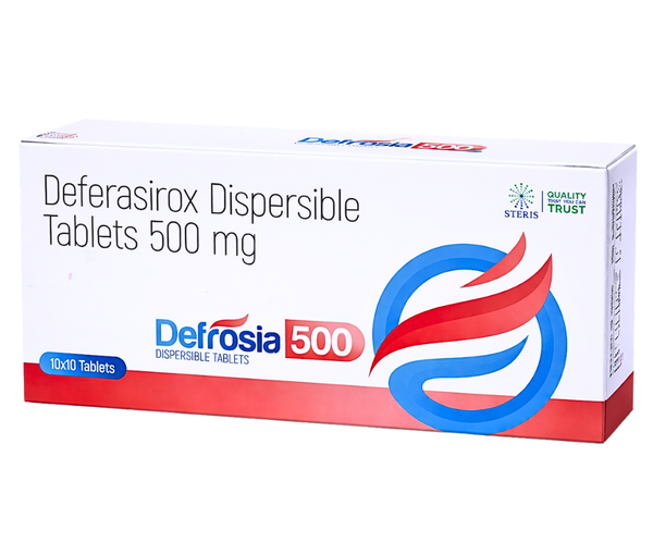 Introduction to Defrosia 500

Defrosia 500 is a clinically trusted iron chelation medicine containing Deferasirox 500 mg in dispersible tablet form. It is widely prescribed for patients suffering from chronic iron overload, a condition commonly caused by repeated blood transfusions in disorders such as thalassemia, sickle cell anemia, and other chronic anemias.

Excess iron accumulation in the body can damage vital organs like the liver, heart, and endocrine glands. Defrosia 500 works effectively to remove this excess iron, helping patients maintain a healthier life and prevent long-term complications.

What is Deferasirox and How Does It Work?

Deferasirox is an oral iron chelator that binds to excess iron in the bloodstream. Once bound, the iron is removed from the body through stool, reducing iron levels safely over time.

Unlike older treatments that required injections, Defrosia 500 dispersible tablets offer a convenient, once-daily oral solution, improving patient compliance and comfort.

Uses of Defrosia 500

Defrosia 500 is primarily prescribed for:

1. Chronic Iron Overload Due to Blood Transfusions

Patients with conditions like the following:

Thalassemia major
Sickle cell disease
Myelodysplastic syndromes

often require frequent blood transfusions, leading to iron accumulation. Defrosia 500 helps remove this excess iron effectively.

2. Non-Transfusion Dependent Iron Overload

It is also used in patients who accumulate iron naturally without regular transfusions.

3. Prevention of Organ Damage

By controlling iron levels, Defrosia 500 helps prevent:

Liver cirrhosis
Heart complications
Hormonal imbalances
Key Benefits of Defrosia 500
1. Effective Iron Removal

Defrosia 500 binds excess iron and eliminates it, reducing toxic buildup in the body.

2. Once-Daily Oral Dosage

Unlike injectable chelation therapies, Defrosia 500 is taken orally, making it more convenient and patient-friendly.

3. Protects Vital Organs

Regular use helps safeguard critical organs such as the following:

Liver
Heart
Pancreas
4. Improves Quality of Life

By reducing iron overload symptoms like fatigue and weakness, patients experience improved overall well-being.

5. Dispersible Form for Easy Consumption

The tablet dissolves in liquid, making it easier for patients who have difficulty swallowing pills.

How to Take Defrosia 500
Take the medicine once daily on an empty stomach or as prescribed by your doctor.
Dissolve the tablet in water, orange juice, or apple juice before consumption.
Do not chew or swallow the tablet whole.
Follow your doctor’s dosage instructions carefully based on your body weight and iron levels.
Possible Side Effects of Defrosia 500

Like all medications, Defrosia 500 may cause side effects. Most are mild, but some may require medical attention.

Common Side Effects
Nausea or vomiting
Diarrhea
Abdominal pain
Skin rash
Serious Side Effects (Seek Medical Help)
Kidney problems (reduced urine, swelling)
Liver issues (yellowing of skin or eyes)
Hearing or vision disturbances
Severe allergic reactions
Monitoring is important.

Doctors usually recommend regular tests such as the following:

Serum ferritin levels
Kidney function tests
Liver function tests

to ensure safe and effective treatment.

Precautions and Warnings

Before using Defrosia 500, consider the following:

Inform your doctor if you have kidney or liver disease
Not recommended for patients with severe kidney impairment
Use with caution in elderly patients
Avoid during pregnancy unless prescribed
Not suitable for children under medical supervision without guidance
Drug Interactions

Defrosia 500 may interact with certain medications such as:

Antacids containing aluminum
Blood thinners
Certain antibiotics

Always inform your healthcare provider about all medications and supplements you are taking.

Storage Instructions
Store in a cool, dry place
Keep away from direct sunlight
Keep out of reach of children
Why Choose Defrosia 500?

Defrosia 500 stands out due to:

Proven effectiveness in iron chelation
Convenient dispersible formulation
Reduced need for invasive treatments
Trusted quality and safety profile

It is a preferred choice among healthcare professionals for managing iron overload conditions.

Conclusion

Defrosia 500 (Deferasirox Dispersible Tablets 500 mg) is a highly effective and convenient treatment for managing chronic iron overload. With its once-daily oral dosing and strong safety profile, it helps patients maintain optimal iron levels and prevent serious complications affecting the liver, heart, and other organs.