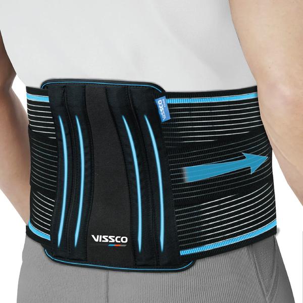 WHEN TO USEThis contoured low back support belt can be used for Acute lower back pain, Slip disc, Disc herniation, Lumbar spondylosis, injured lumbar-sacral spine, intervertebral disc syndrome, irritation of the sacroiliac joint, osteoporosis, muscle weakness in the lumbar spine and other conditions causing pain and discomfort in the lower back, and requiring moderate support.SCIENTIFIC DESIGNThis belt is scientifically designed and uses a loop elastic technology to ensure a perfect fit. The Belt’s compression with the dual adjustable strap is optimized to provide a perfect fit around the waist. Its contoured design conforms to the shape of the back and reinforces the back muscles facilitating a good posture, reduces lordosis and pelvic ante-rotation. This belt provides an immediate noticeable therapeutic relief to the lumbar spine. It is designed with a sporty look to smoothly blend in with what you love to wear daily.LONG LASTING, SKIN FRIENDLY & BREATHABLE MATERIALLatex-free double covered lycra is blended with composite yarn to make the material durable, breathable & skin-friendly. The monofilament elastic undergoes a special coat to make the material last longer as well as anti-bacterial and anti-fungal. The malleable aluminum splints can be adjusted to conform to the shape of the spine.HOW TO WEARPlace on the lower back and stretch the elastic from both sides to lock in the front. Stretch and lock the loop elastic for additional reinforcement.PROUCT CAREHand wash with mild detergent and water at room temperature. Dry in shade on a flat surface. Do not dry clean. Do not Iron or Bleach.