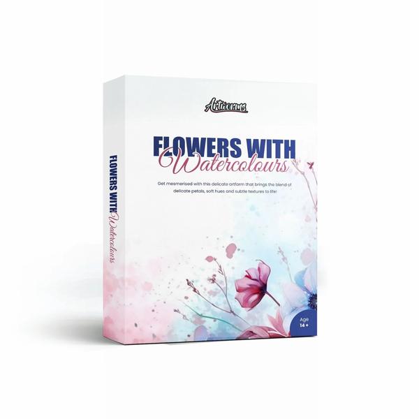 Artworms Flowers with Watercolour Kit