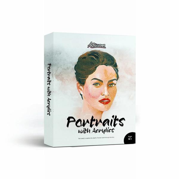 Artworms Portraits with Acrylics - Art Kit