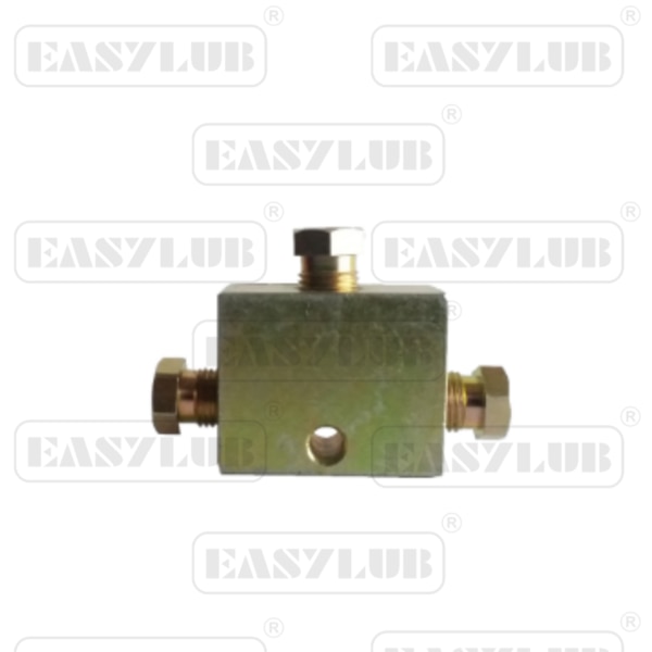 Streamline your lubrication system with our precision-engineered Tee Block, designed to split a main line into two distinct 4mm or 6mm OD tube outputs efficiently. Crafted for durability and leak-free performance, this versatile manifold is the ideal solution for complex industrial setups requiring reliable flow distribution. Featuring multiple thread options to suit your specific installation needs, our compact Tee Block ensures consistent lubrication delivery, minimizes downtime, and optimizes the longevity of your essential machinery components.